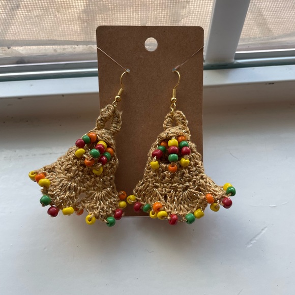 handmade Jewelry - Handmade crochet earrings
